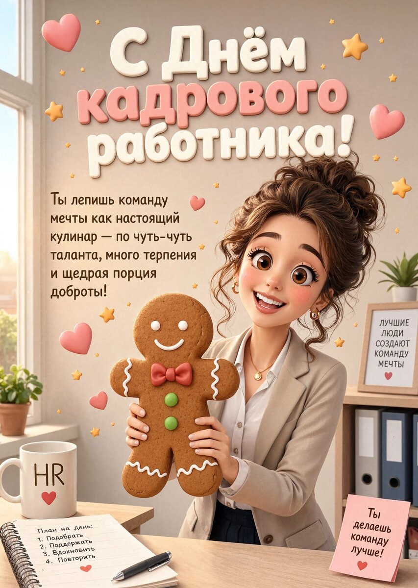 открытка с Днем Кадрового Работника-4