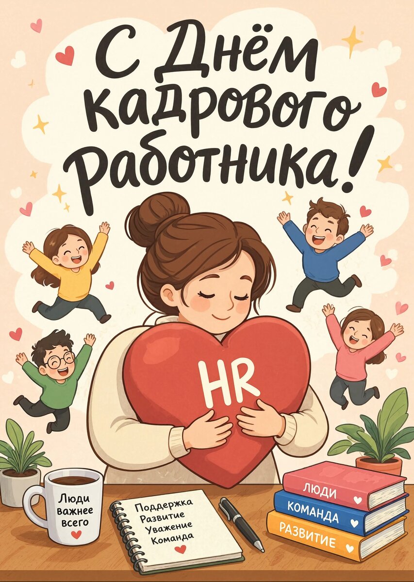 открытка с Днем Кадрового Работника-9
