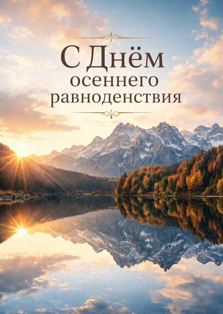 Открытка С днем осеннего равноденствия #19