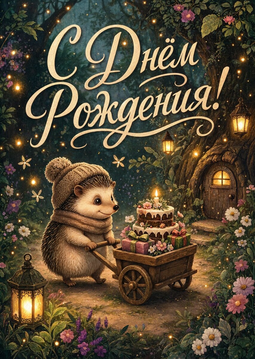 Открытка "С днём рождения" #106