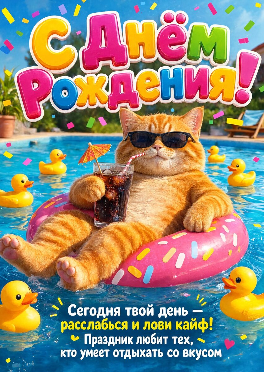 Открытка "С днём рождения" #117