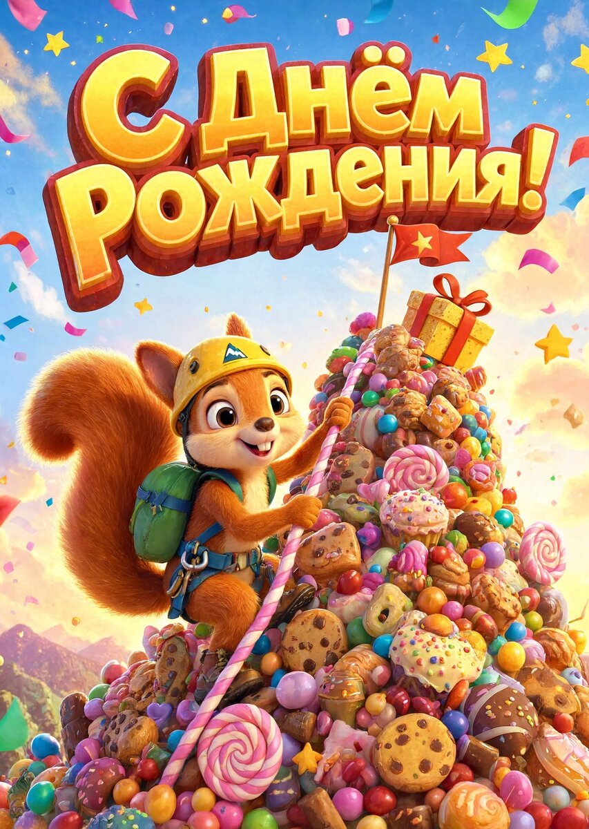 Открытка "С днём рождения" #120