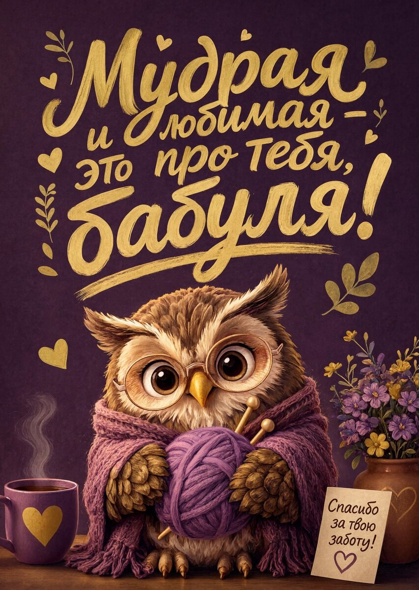 Открытка "С днем рождения бабушка #50