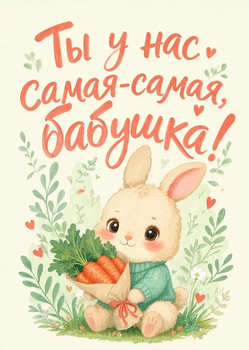 Открытка "С днем рождения бабушка #54
