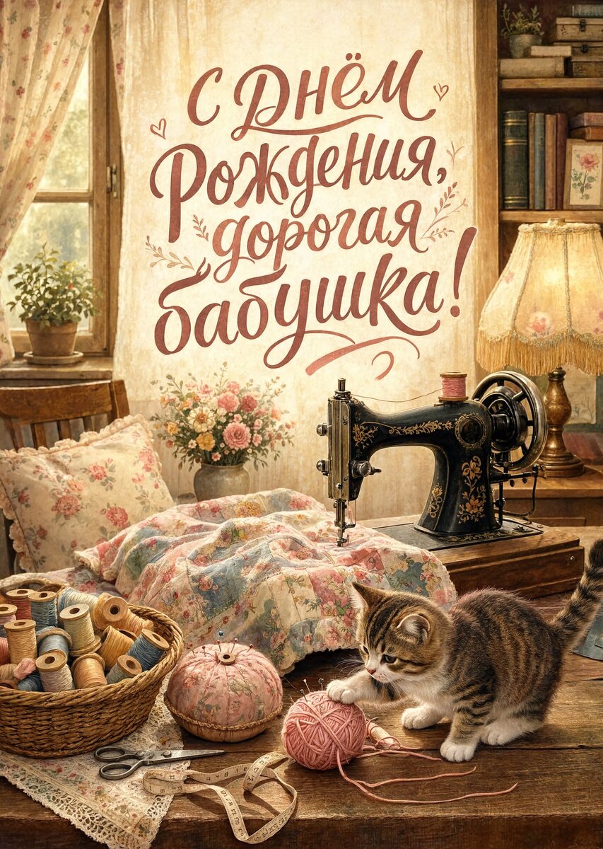 Открытка "С днем рождения бабушка #63
