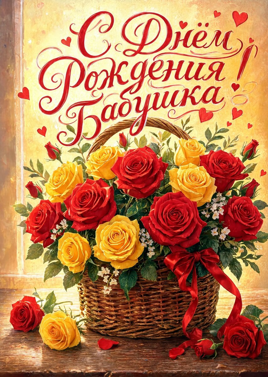Открытка "С днем рождения бабушка #98