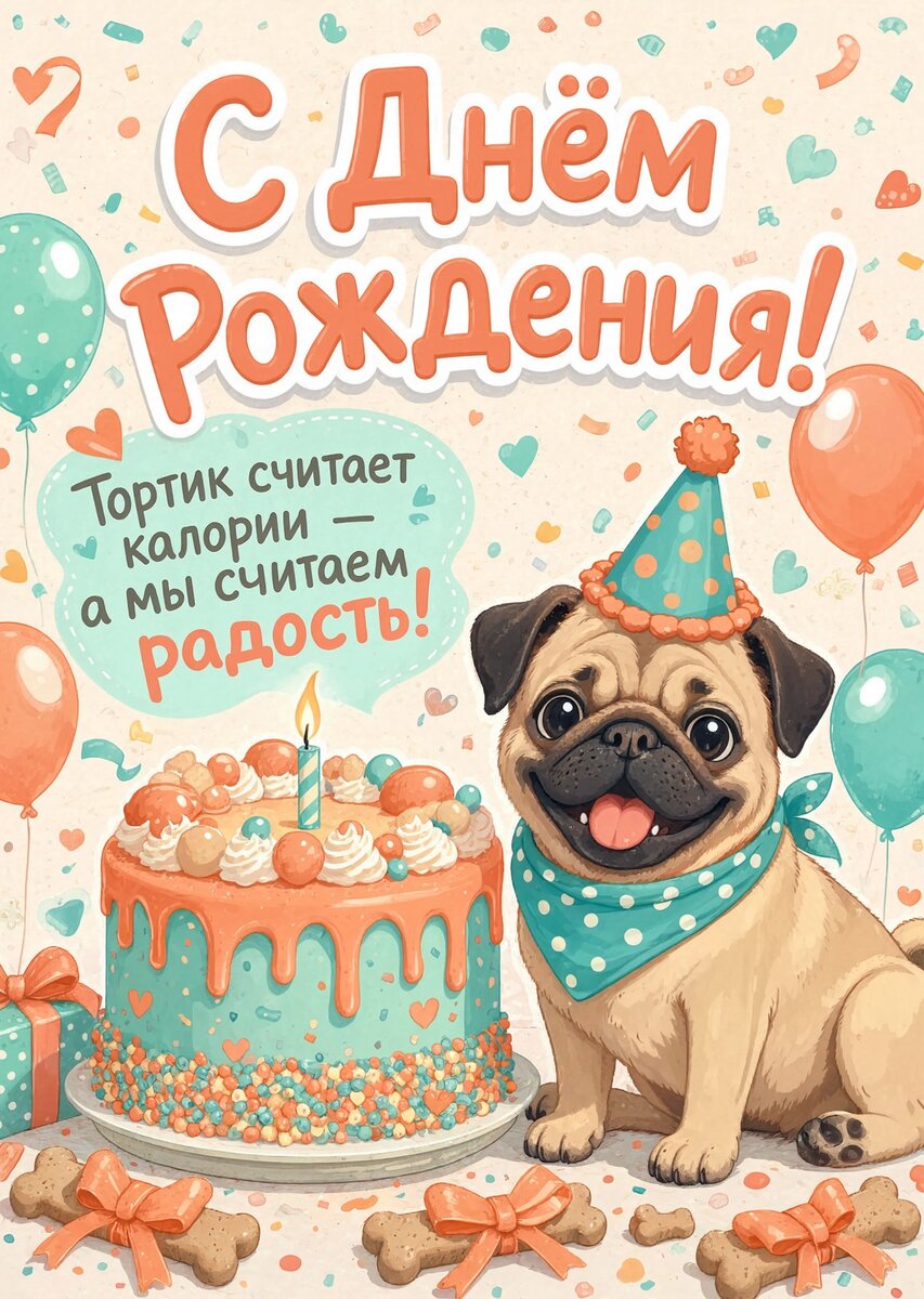 Открытка С Днём Рождения Девочке #100