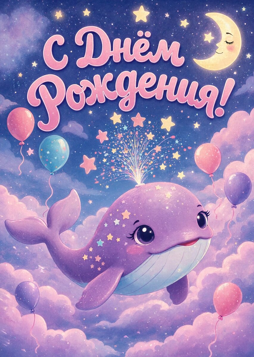 Открытка С Днём Рождения Девочке #147