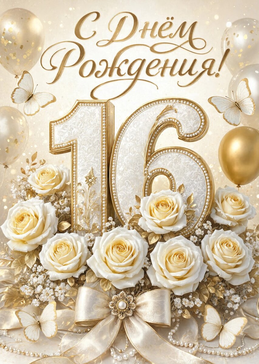 Открытка С Днём Рождения Девочке #15