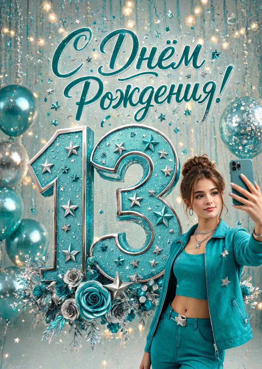 Открытка С Днём Рождения Девочке #21
