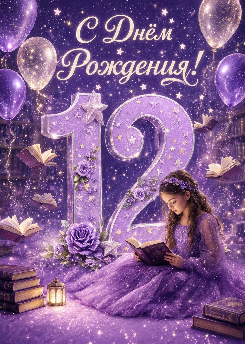 Открытка С Днём Рождения Девочке #23