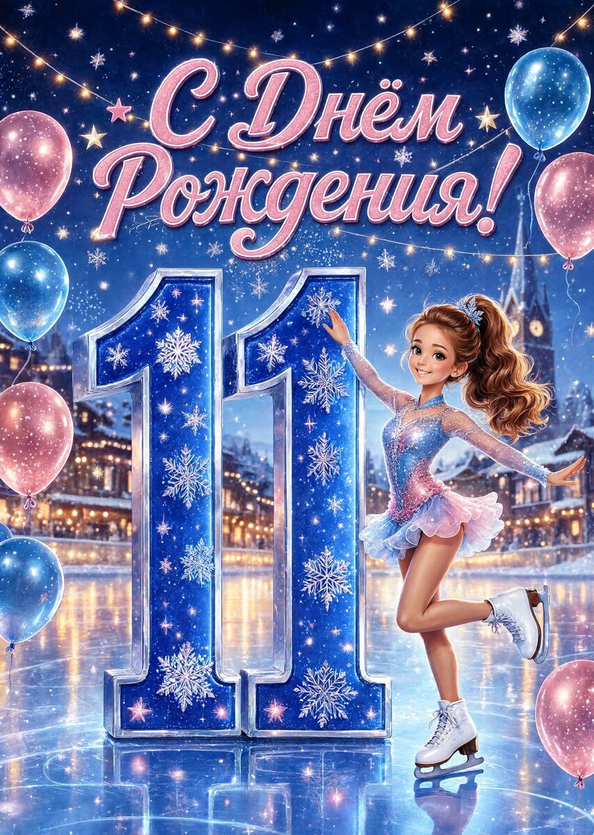 Открытка С Днём Рождения Девочке #27