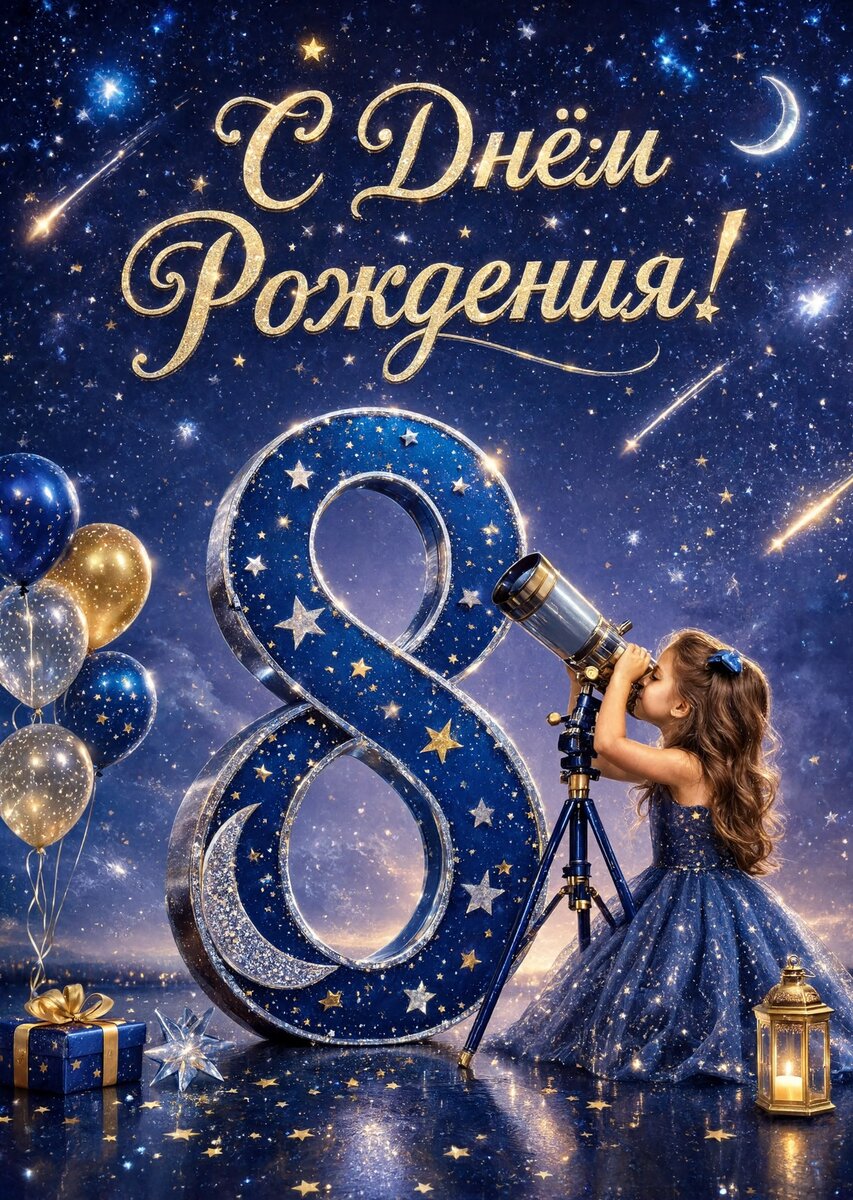 Открытка С Днём Рождения Девочке #32