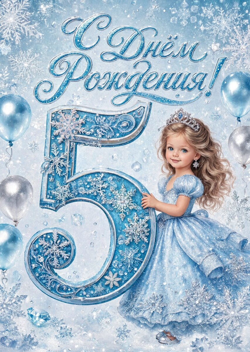 Открытка С Днём Рождения Девочке #37