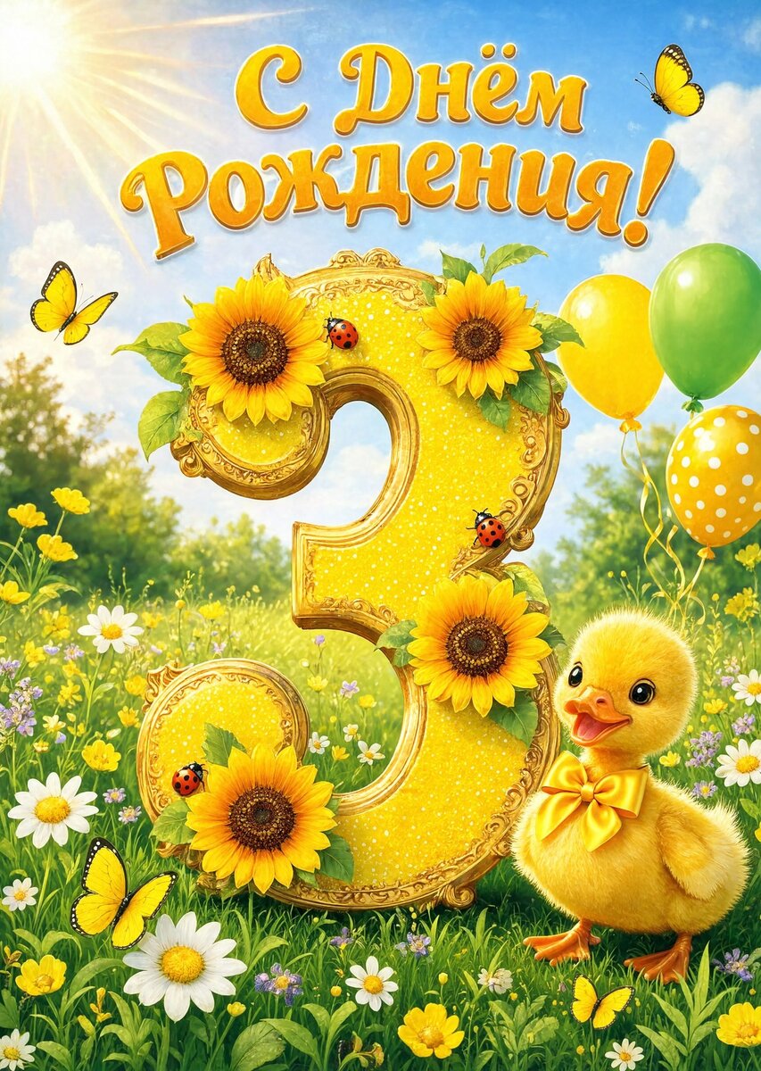 Открытка С Днём Рождения Девочке #42