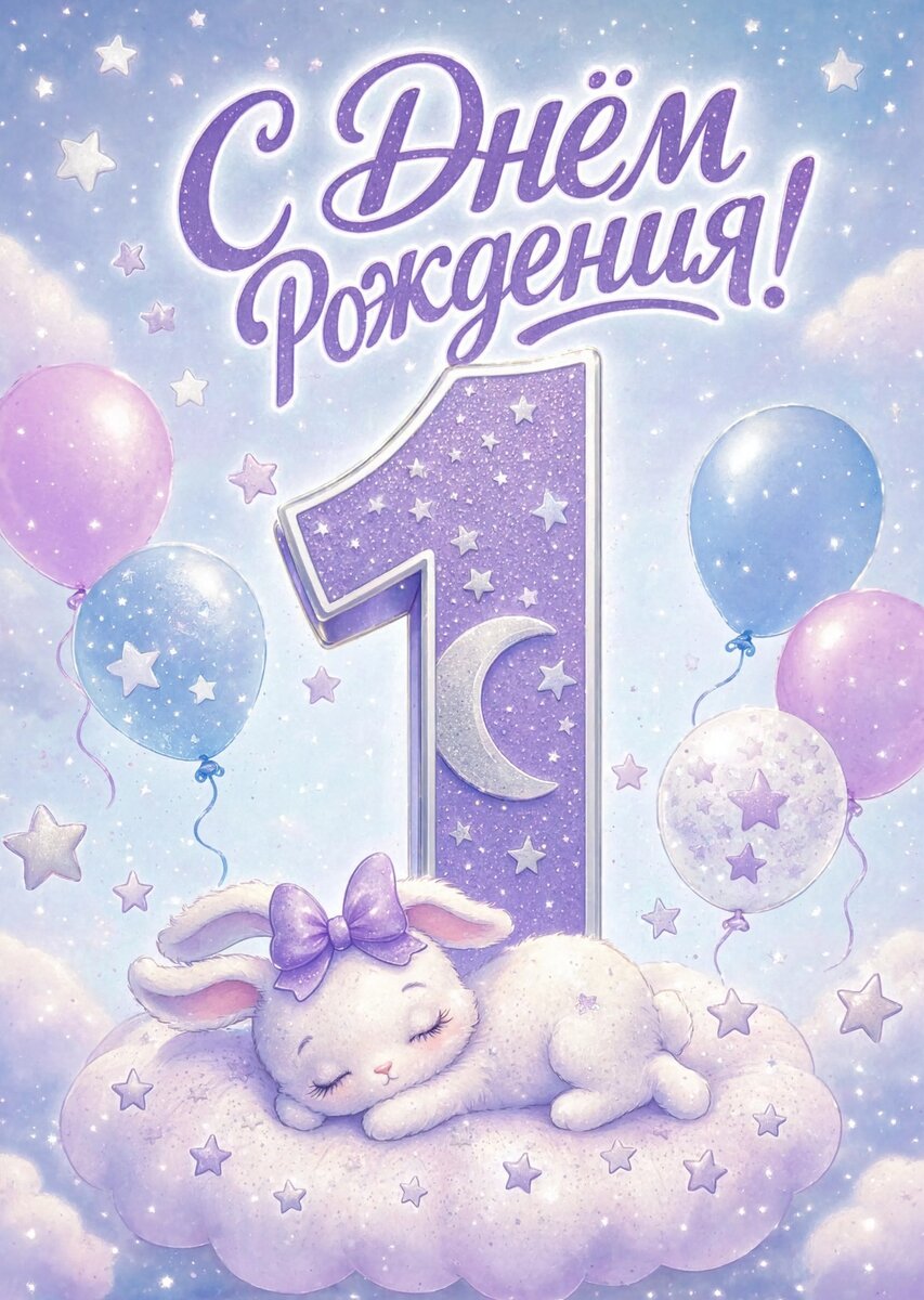Открытка С Днём Рождения Девочке #45