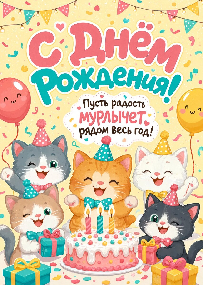 Открытка С Днём Рождения Девочке #66