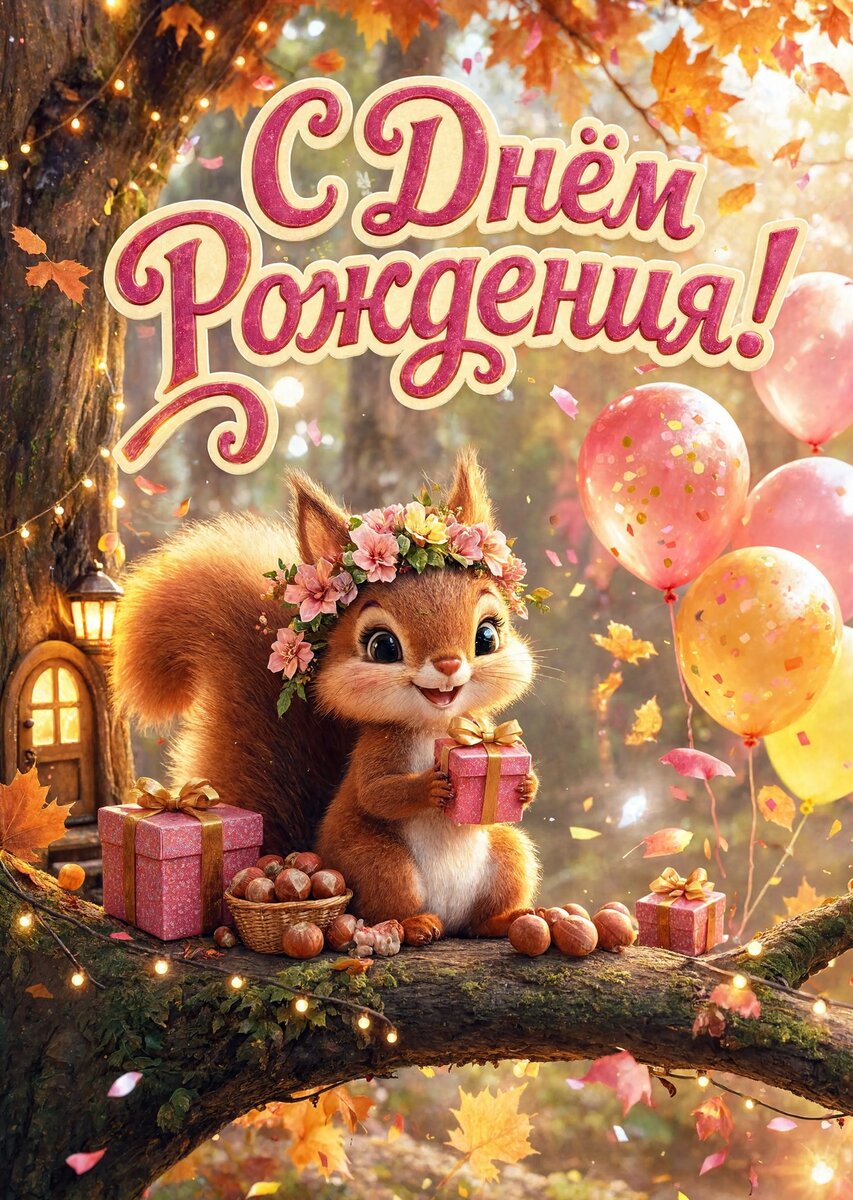 Открытка С Днём Рождения Девочке #67