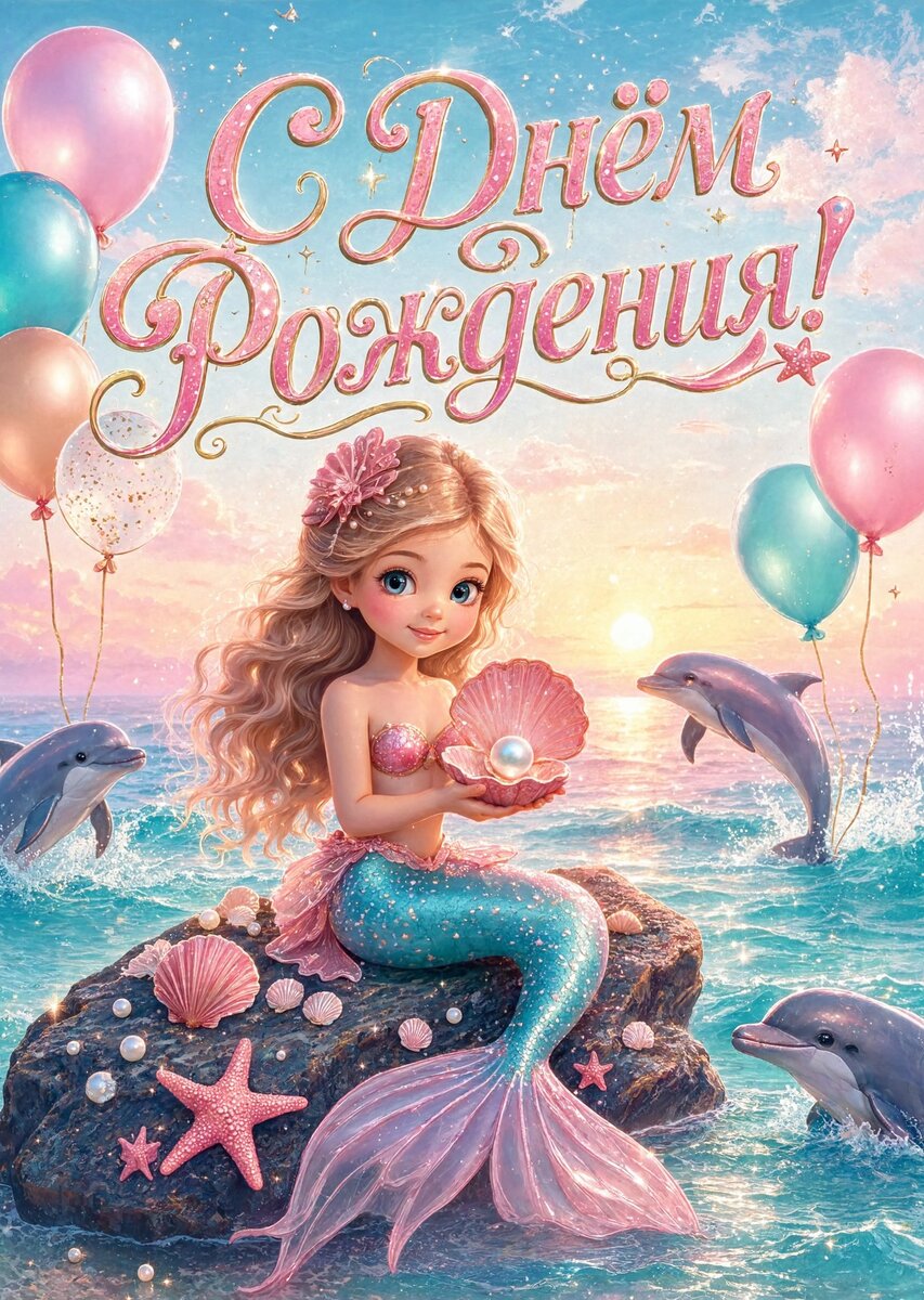 Открытка С Днём Рождения Девочке #72