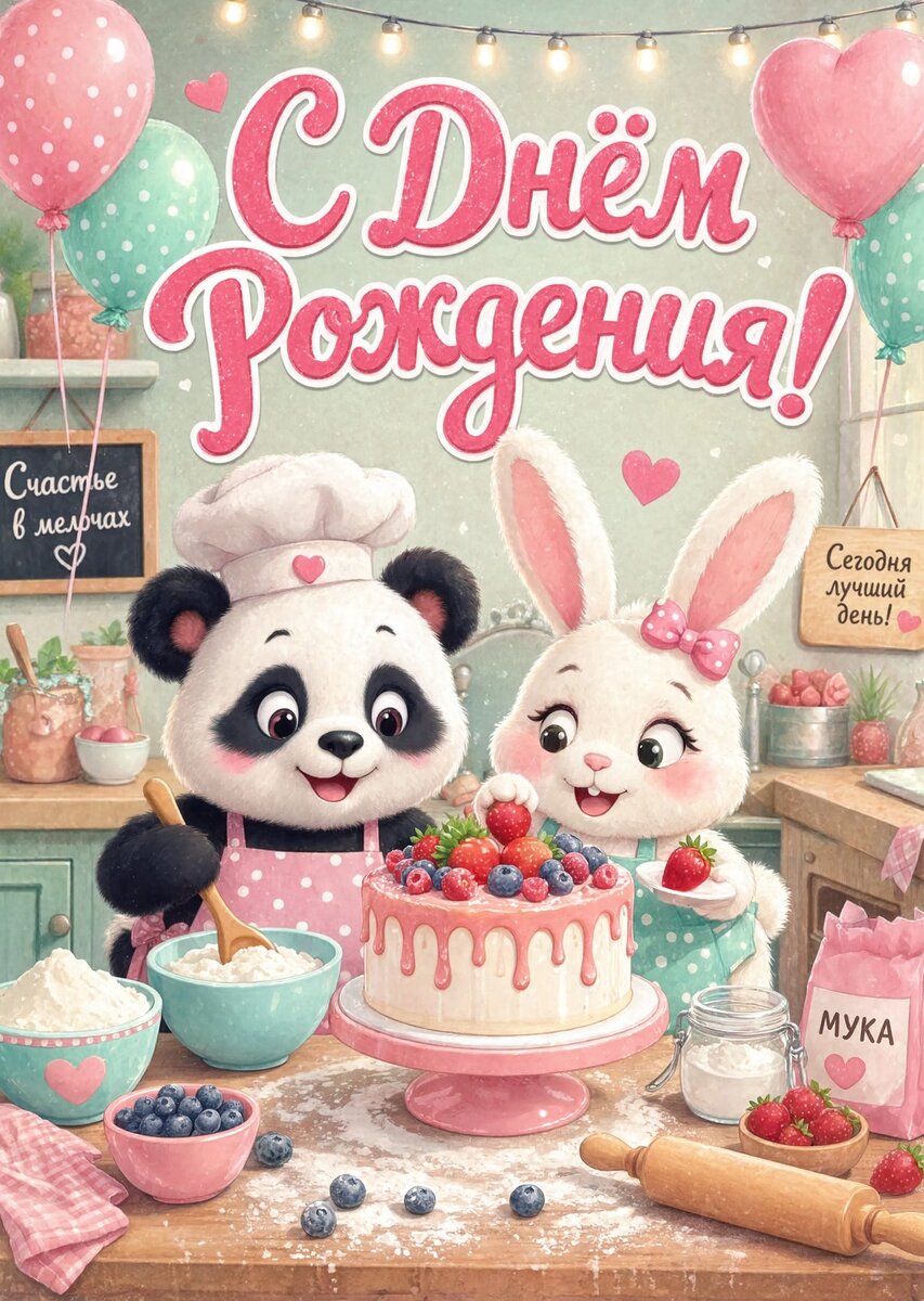 Открытка С Днём Рождения Девочке #81