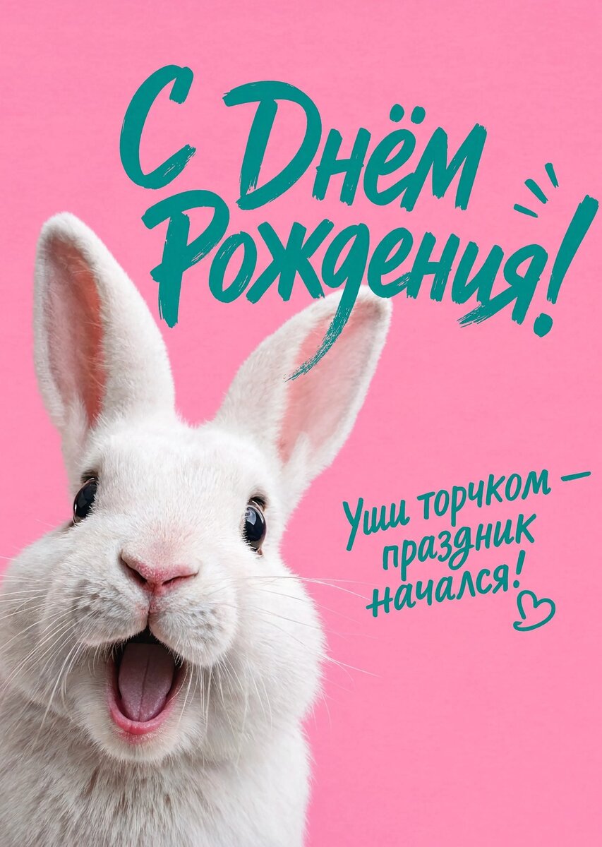 Открытка "С Днём Рождения Девушке" #39