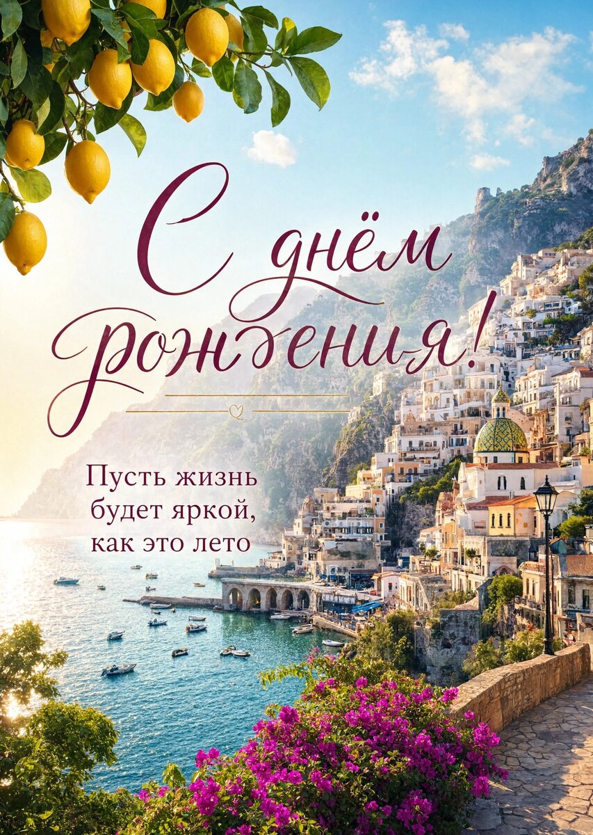 Открытка "С Днём Рождения Девушке" #56