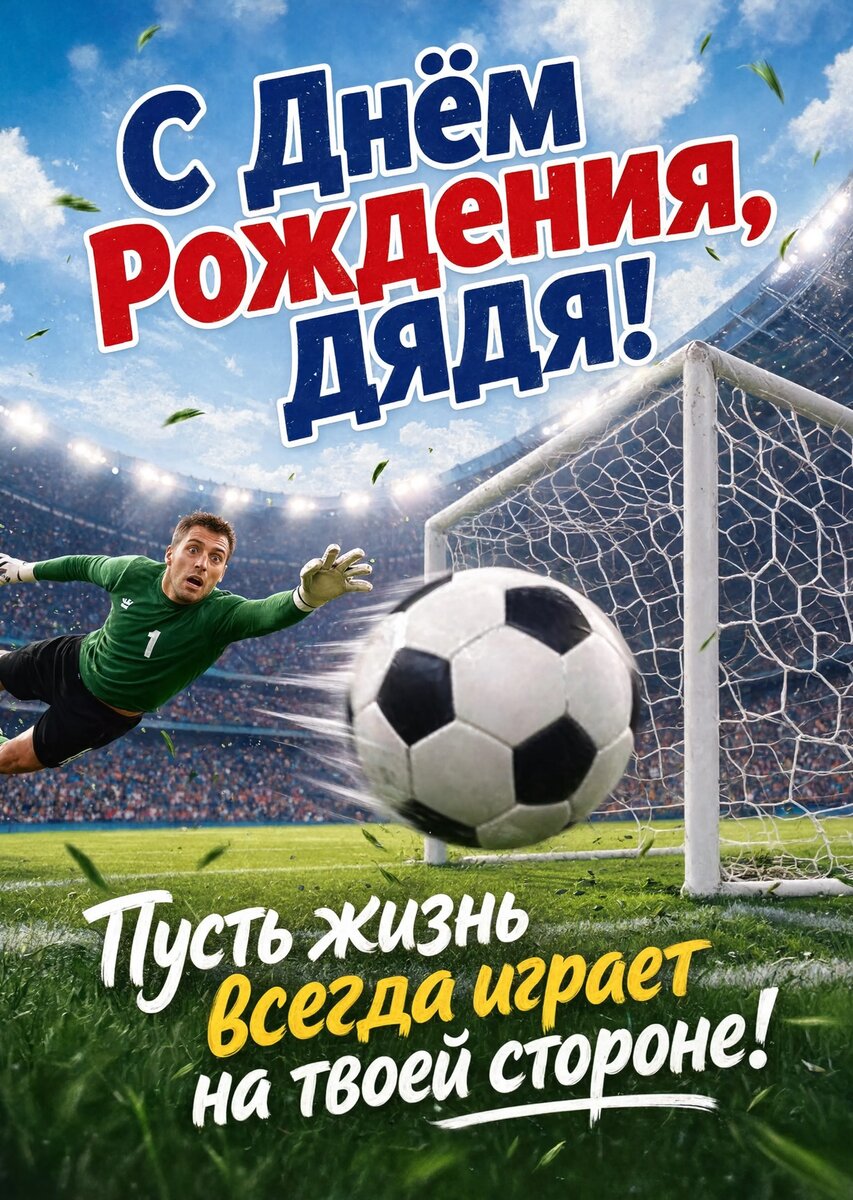Открытка С Днём Рождения Дядя #33