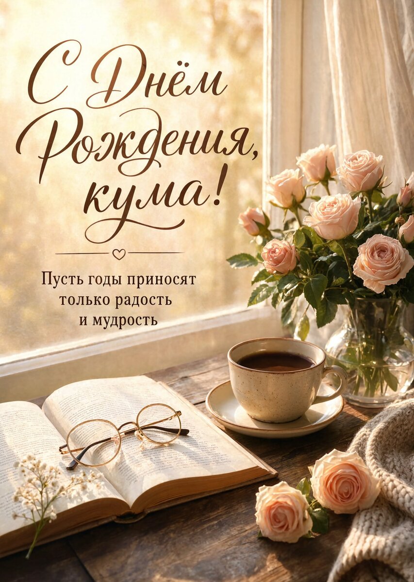 Открытка С Днем Рождения Кума #16
