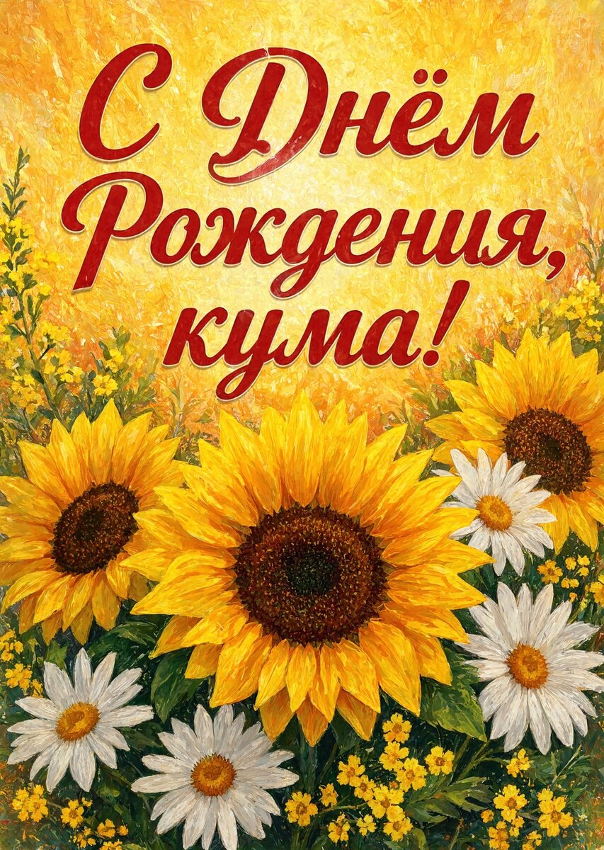 Открытка С Днем Рождения Кума #18