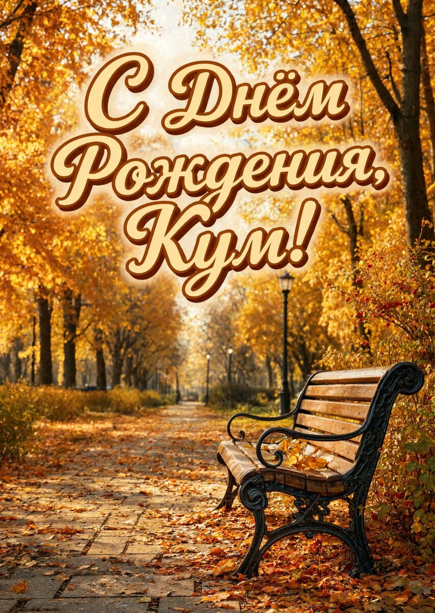 Открытка "С днем рождения куму" #86