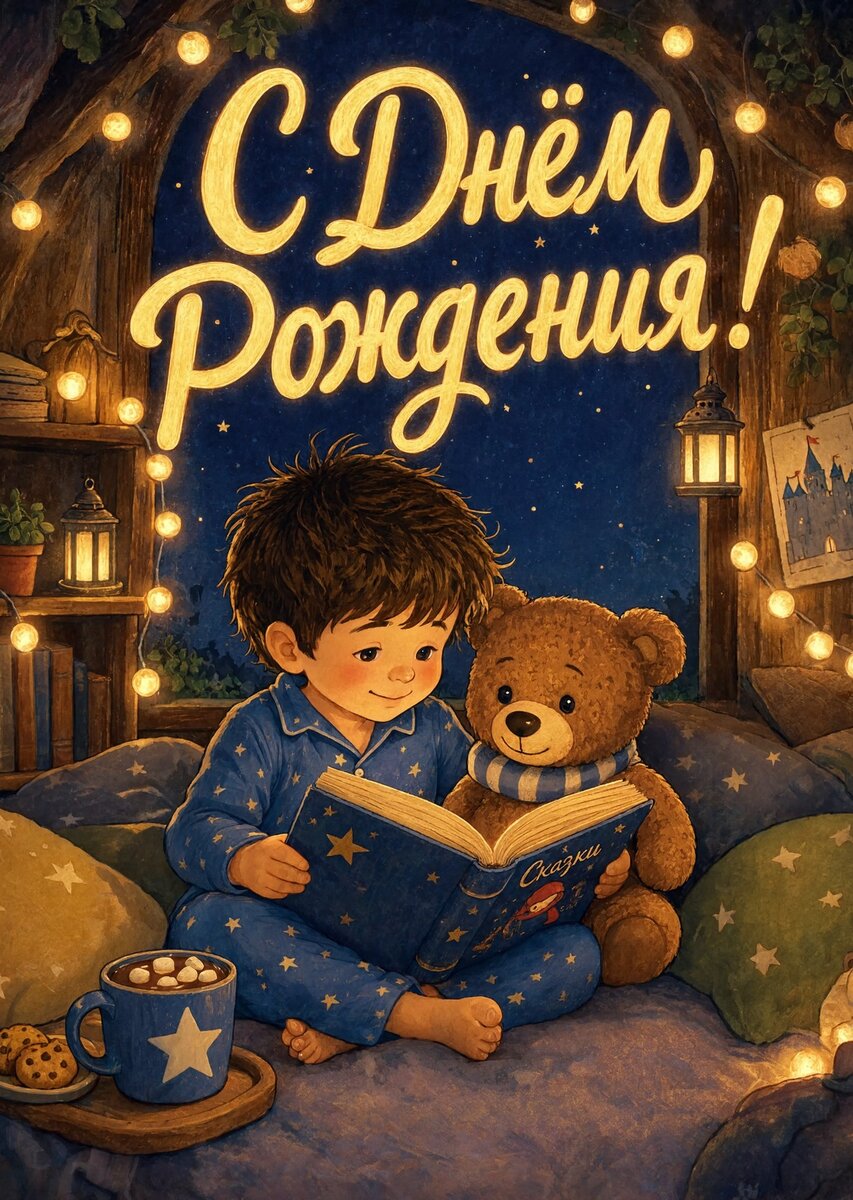 Открытка С днем рождения мальчику #46