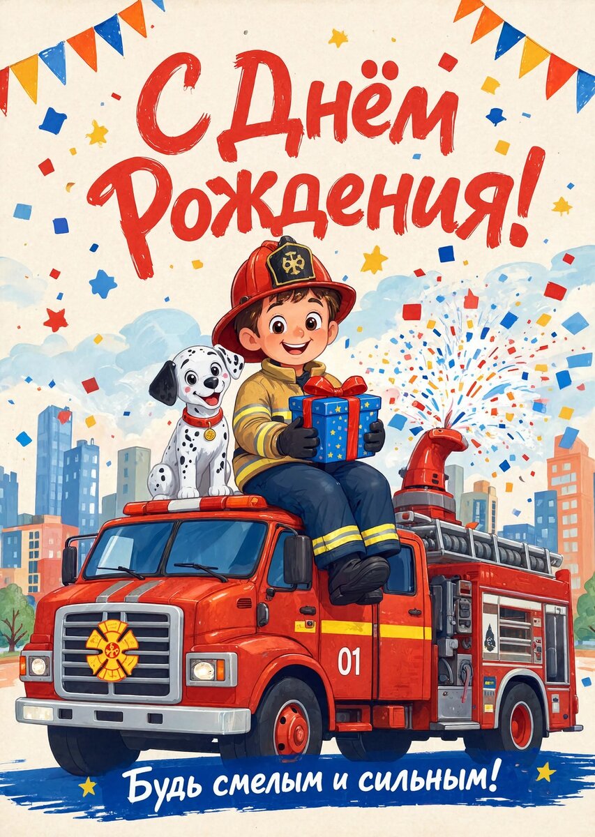 Открытка С днем рождения мальчику #51
