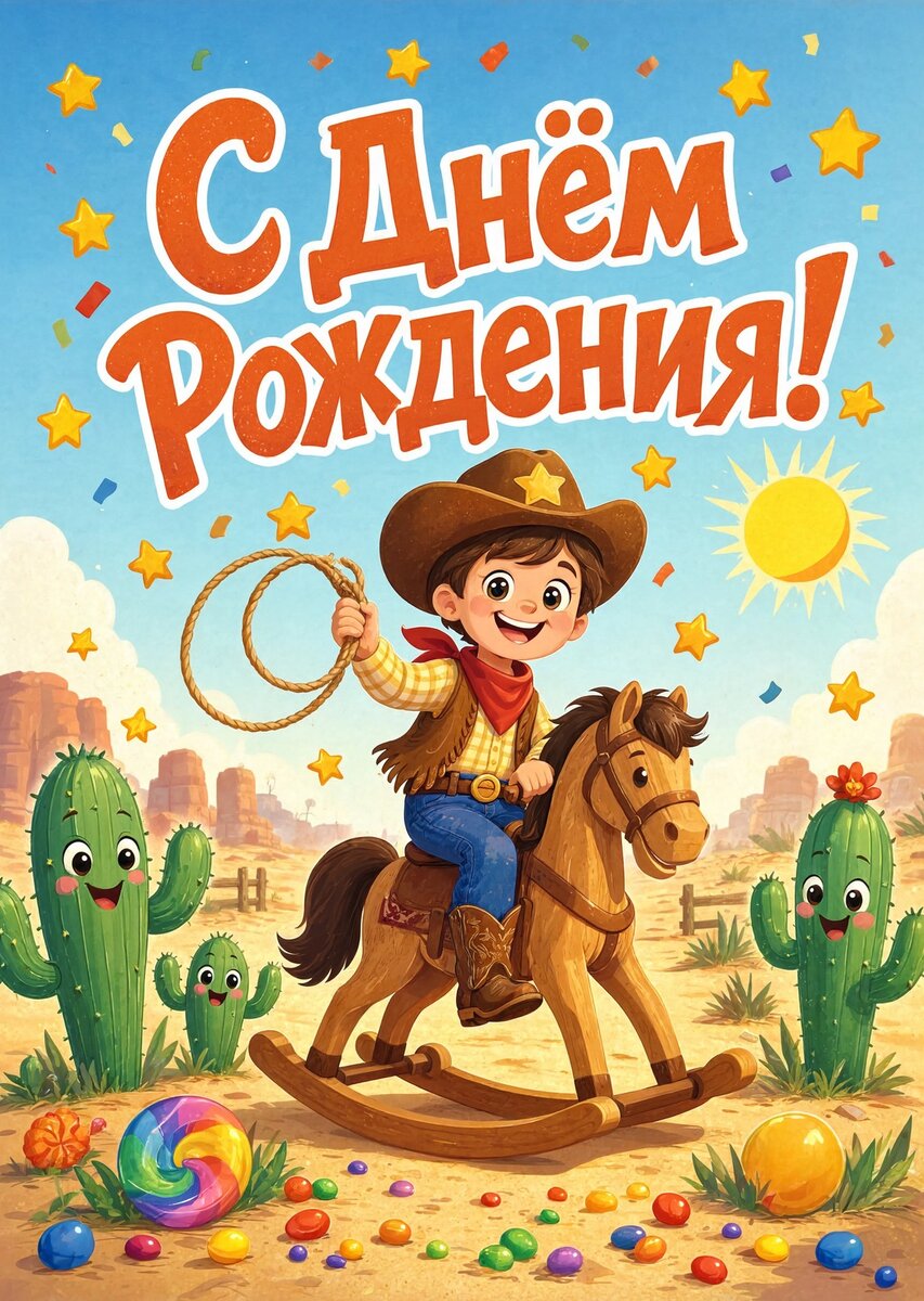 Открытка С днем рождения мальчику #52
