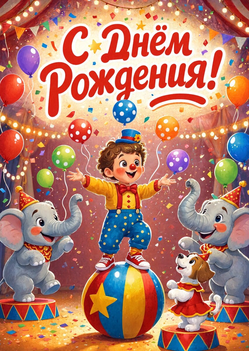 Открытка С днем рождения мальчику #65
