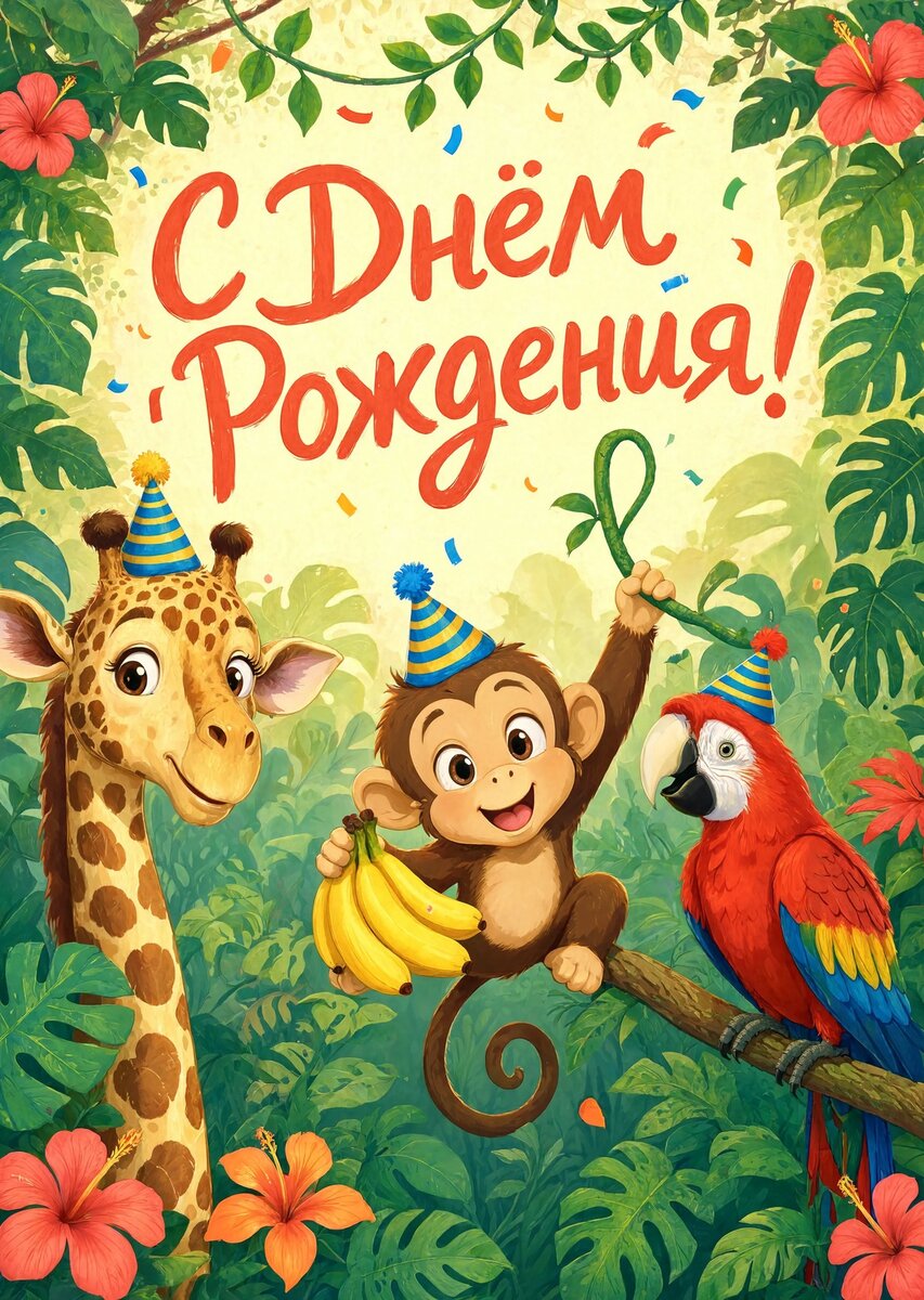 Открытка С днем рождения мальчику #73
