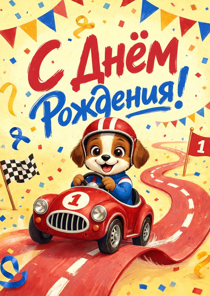 Открытка С днем рождения мальчику #85