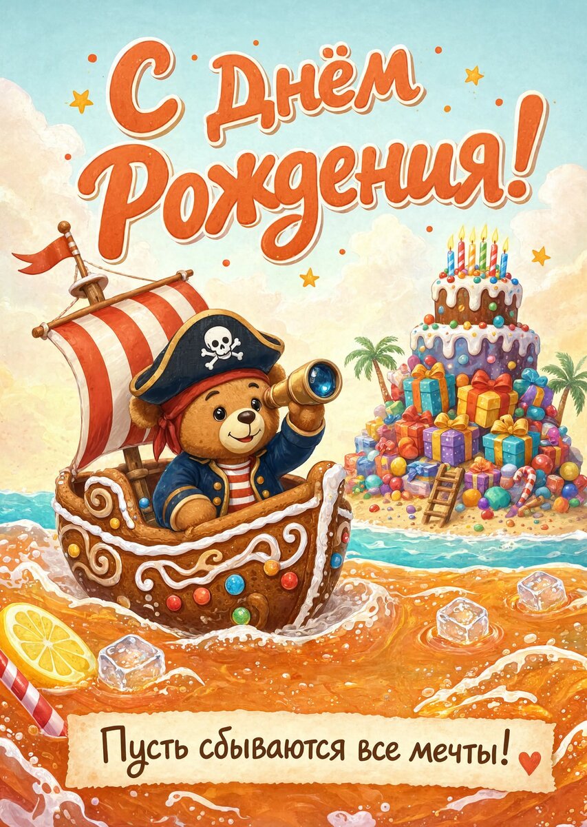Открытка С днем рождения мальчику #86