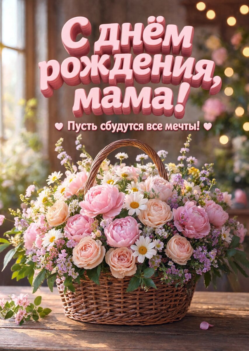 Открытка С Днем Рождения Мама #11