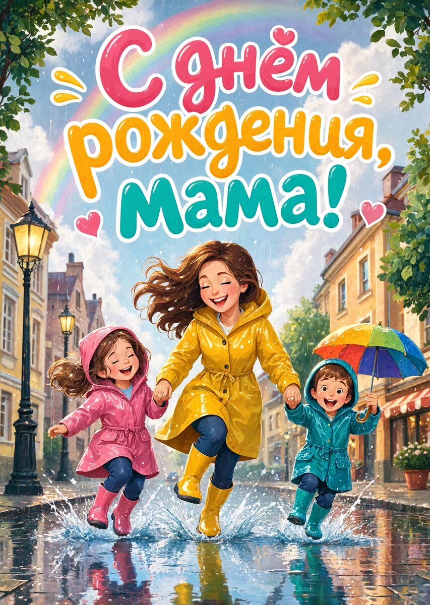 Открытка С Днем Рождения Мама #14