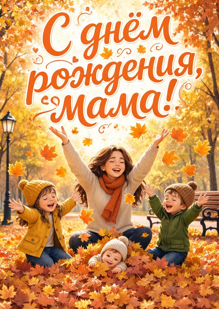 Открытка С Днем Рождения Мама #16