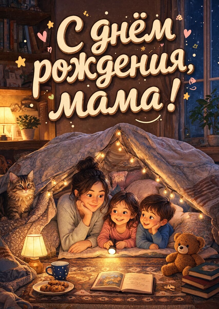 Открытка С Днем Рождения Мама #17