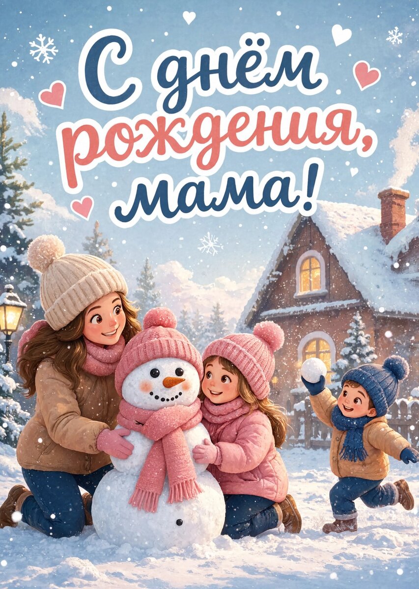 Открытка С Днем Рождения Мама #20