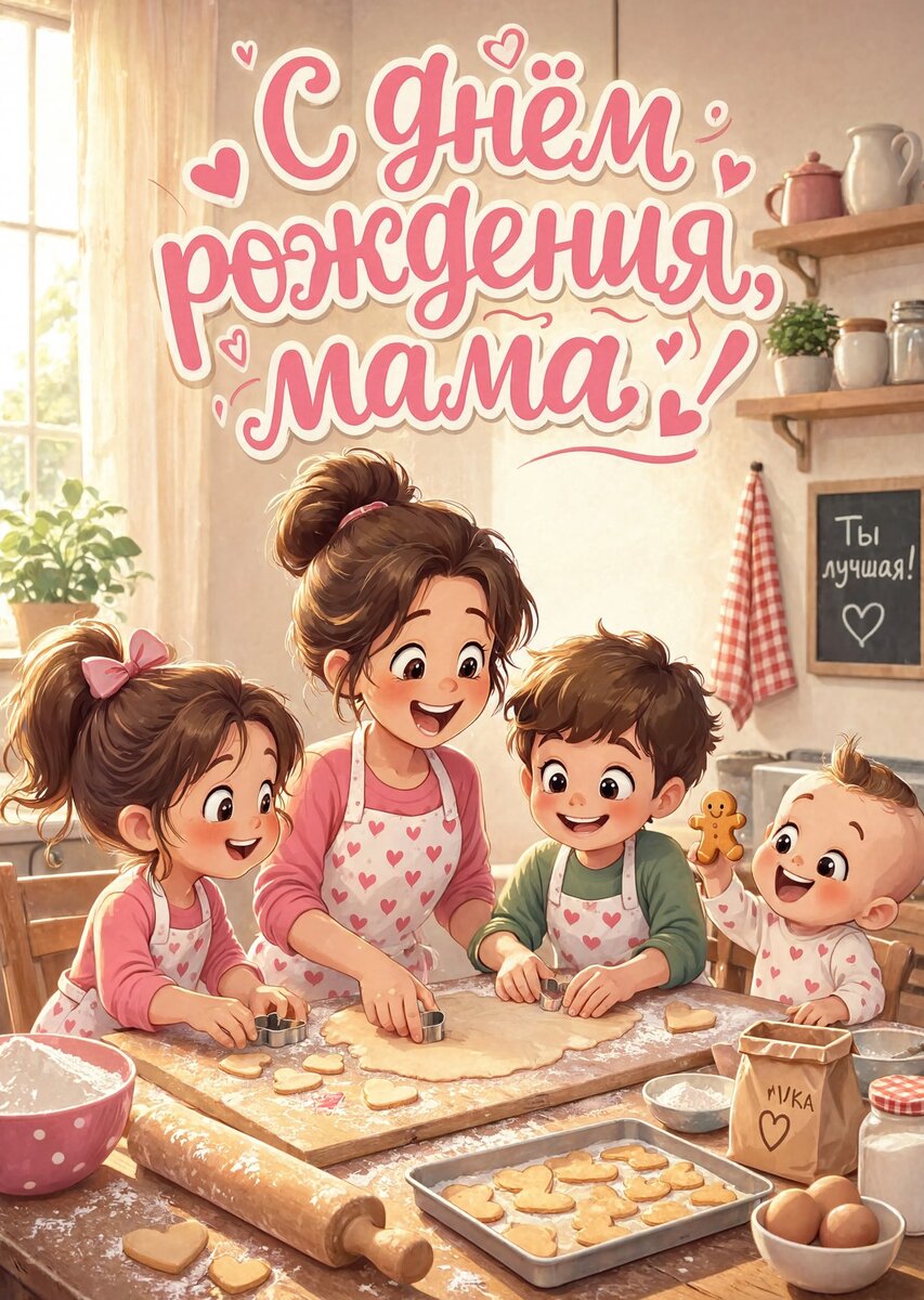 Открытка С Днем Рождения Мама #21