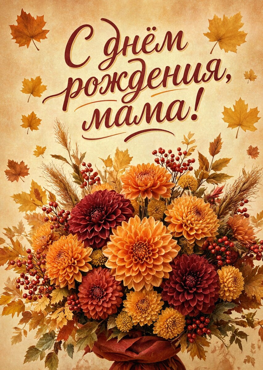 Открытка С Днем Рождения Мама #23