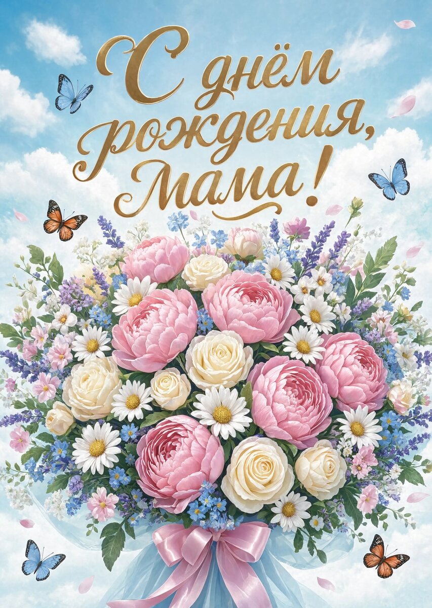 Открытка С Днем Рождения Мама #25