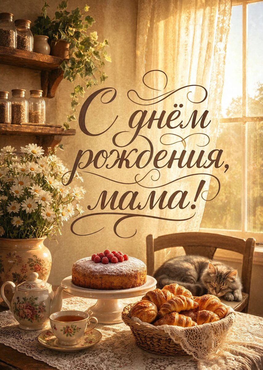 Открытка С Днем Рождения Мама #26