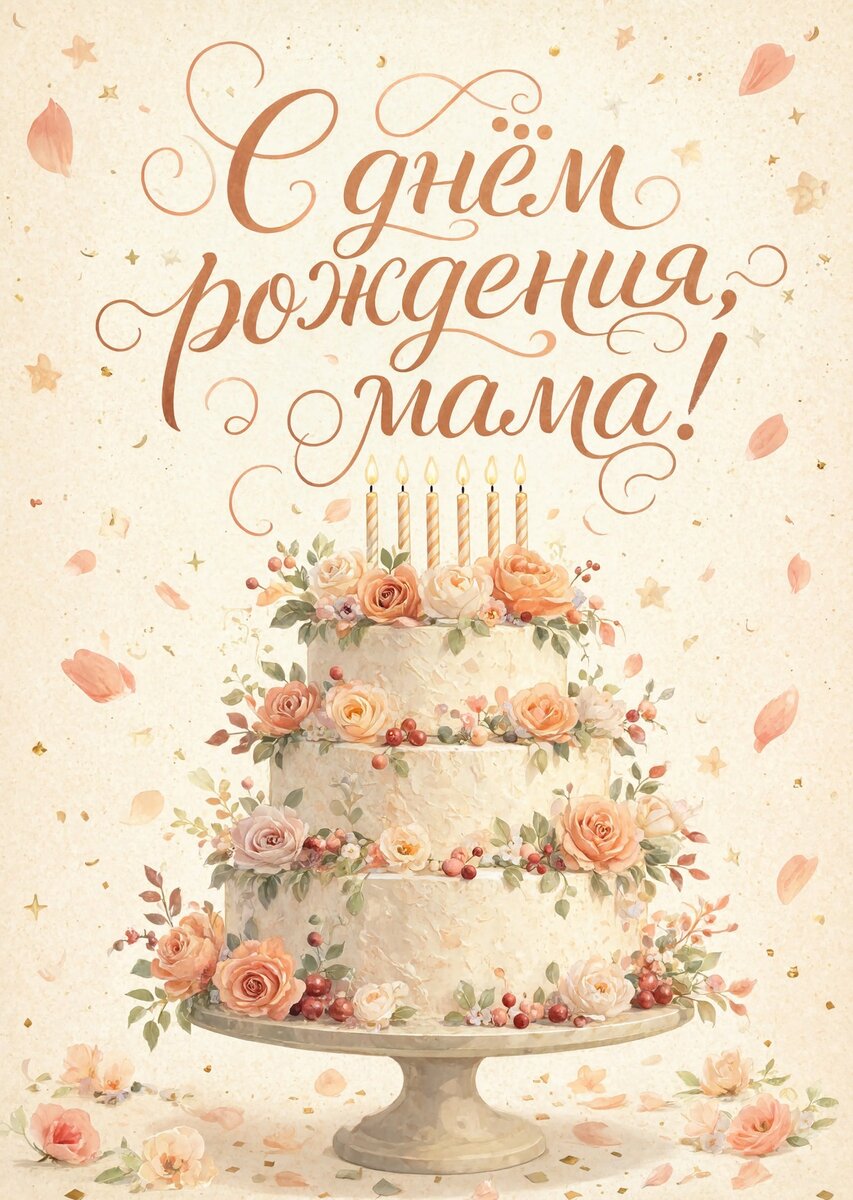Открытка С Днем Рождения Мама #31