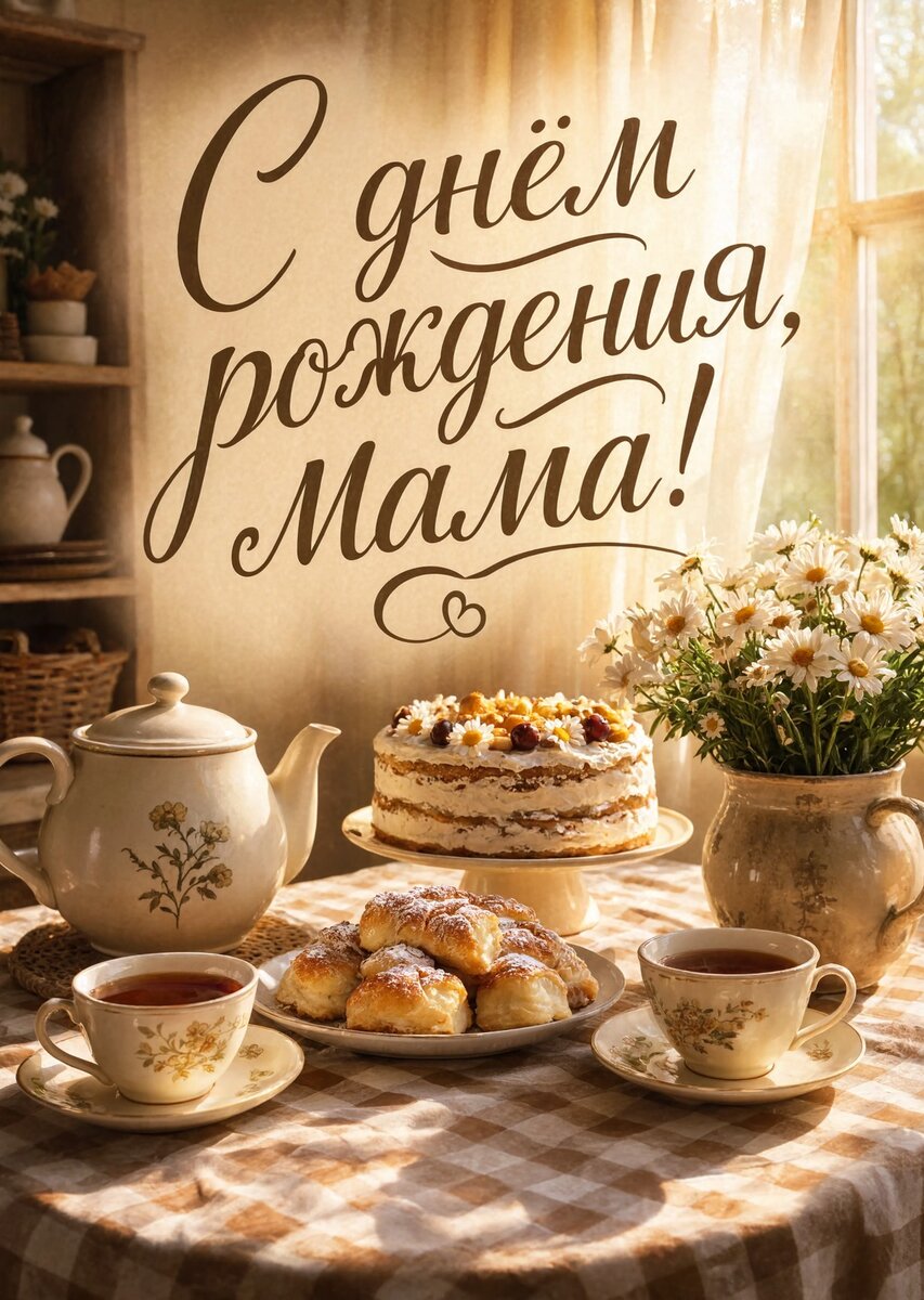 Открытка С Днем Рождения Мама #32