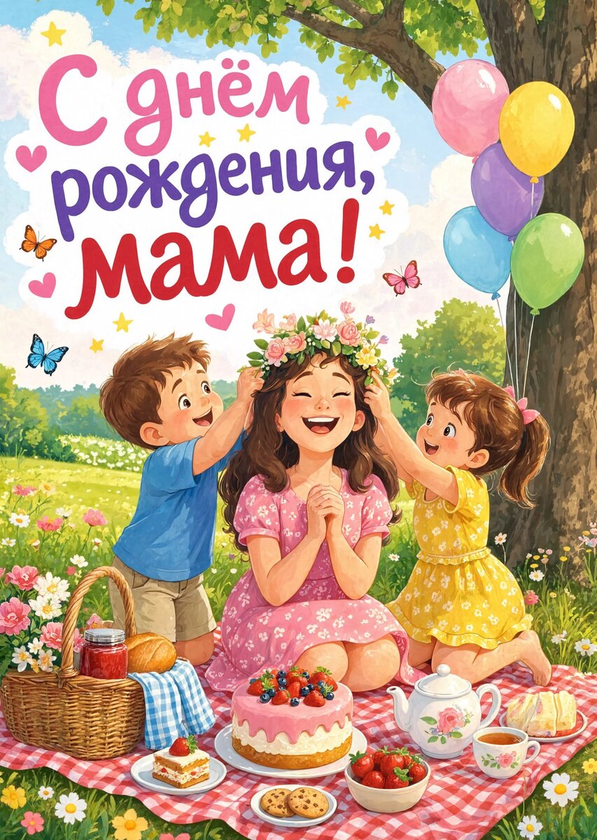 Открытка С Днем Рождения Мама #33