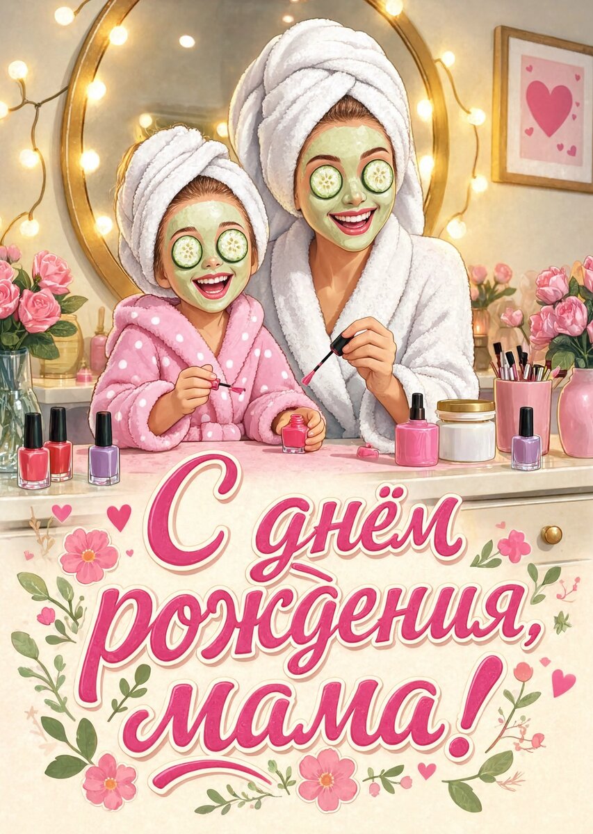 Открытка С Днем Рождения Мама #34